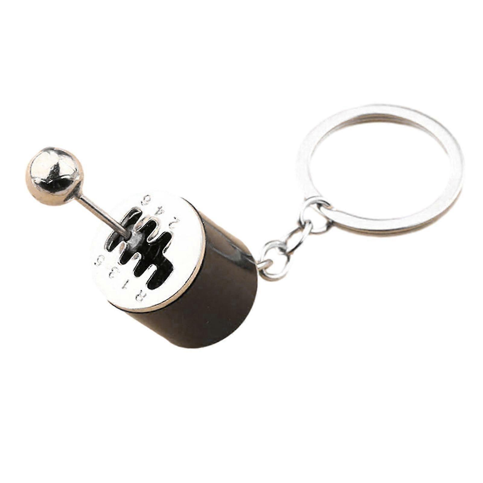 Car Gear Shifts Rod Keychain Personalized Wear-Resistant Keyrings for Wallet Handbag Decor