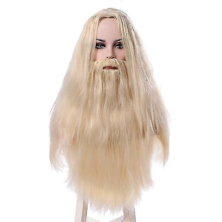 Peruk Albus Dumbledore Cosplay Peruk Lucius Malfoy Rubeus Hagrid Bellatrix Lestrange Moive Cadılar Bayramı Peruk Sentetik Saç
