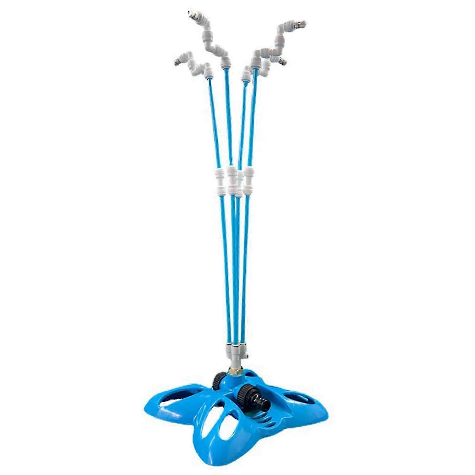 Outdoor Misting System with Independent and Flexible Multi-branch Spray Head to Adapt to Various Spray Angles for