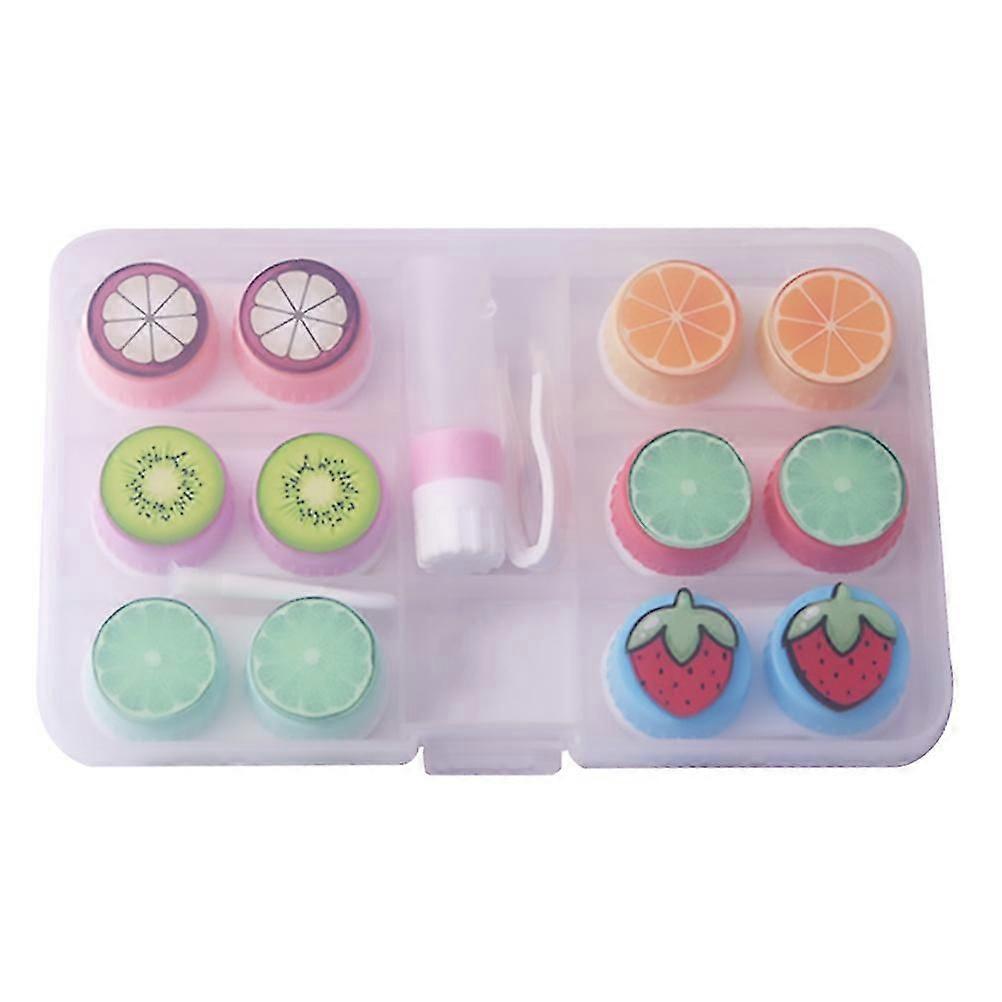 Clear Container Case Bulk Box Lens Holder Lens Kit Contact Lens Case Cute Contact Lenses Colored Eyes Lens Soak Storage