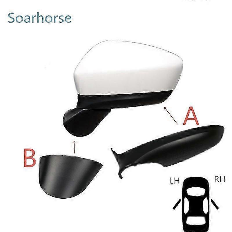 Soarhorse Car Side Mirror Lower Cover Rearview Mirror Shell Housing Cap For Mazda Cx-5 Cx5 2013 2014