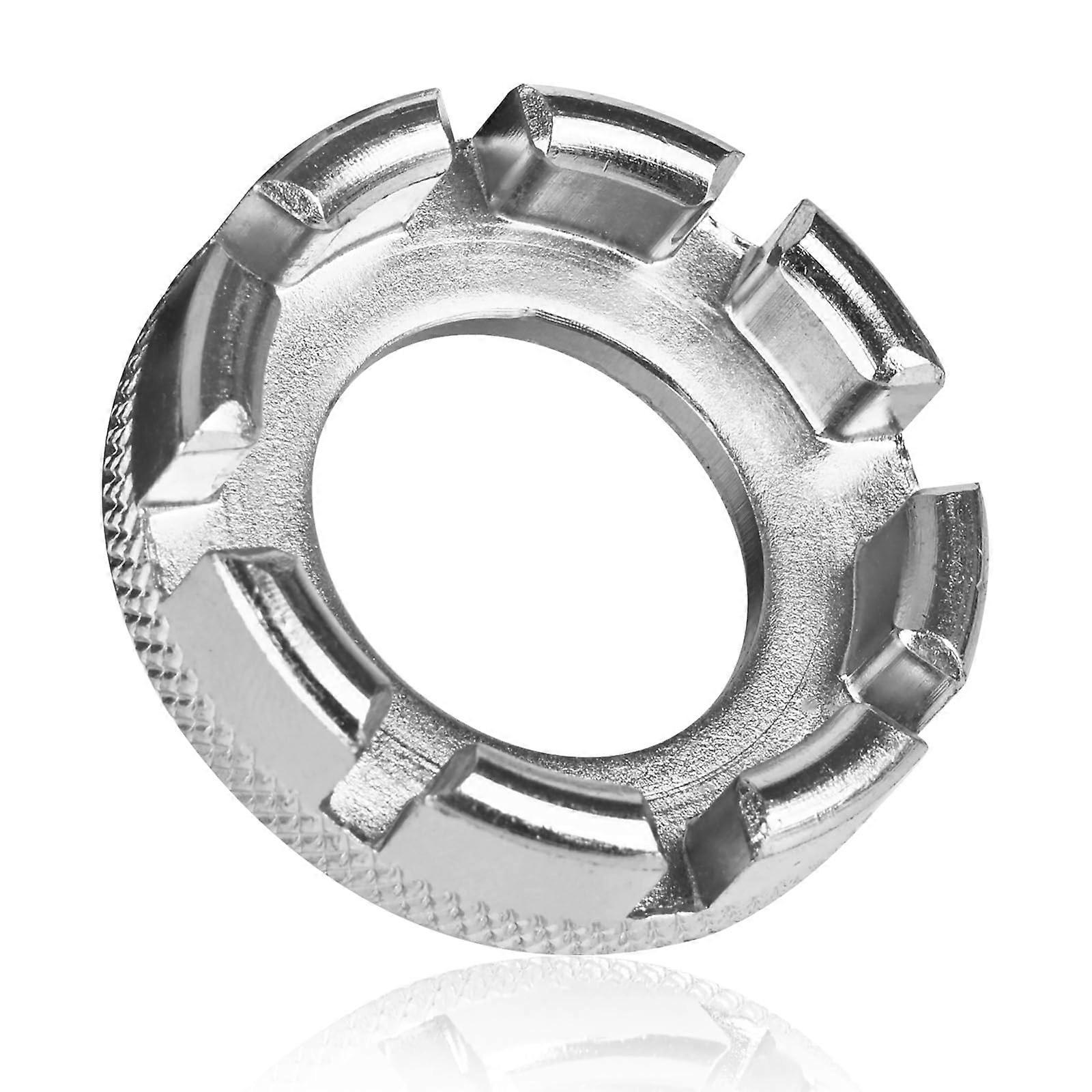 Hardened Steel 6 - in - 1 Bicycle Spoke Wrench Tool