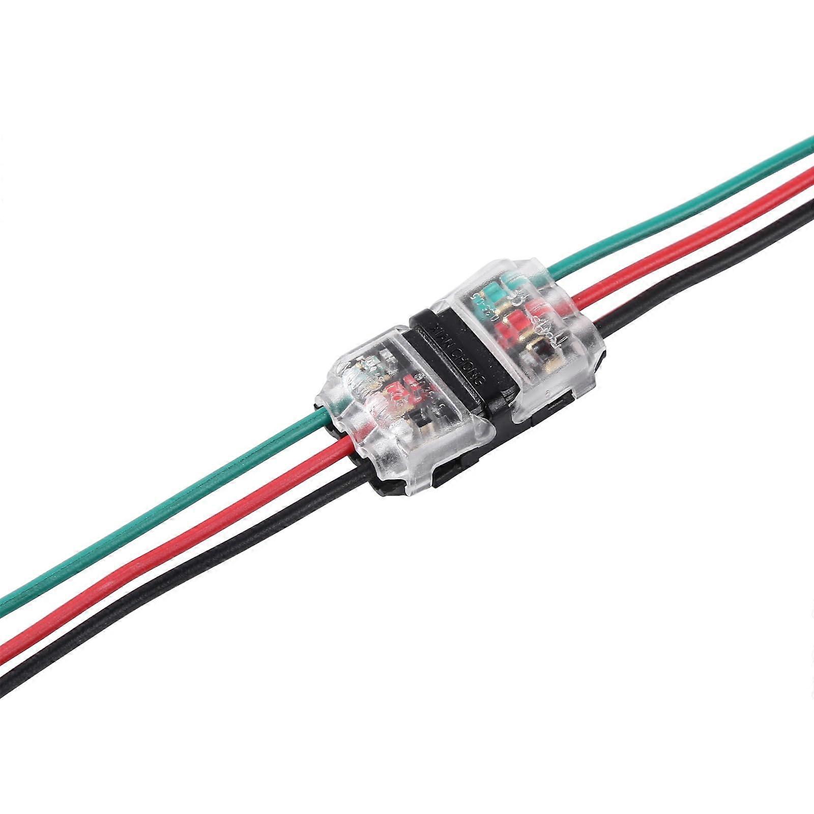 12 - Pack Quick Solderless Wire Connectors for Reliable Automotive Wire Connection, Fits 20 - 24 AWG
