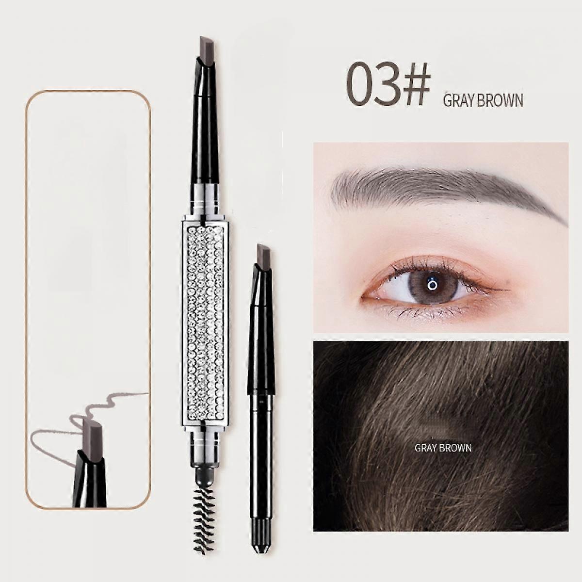 Ultimate Eyebrow Retractable Definer Pencil,  Dual-Sided Brow Brush, Fine Tip, Shapes, Defines, Fills Brow Makeup