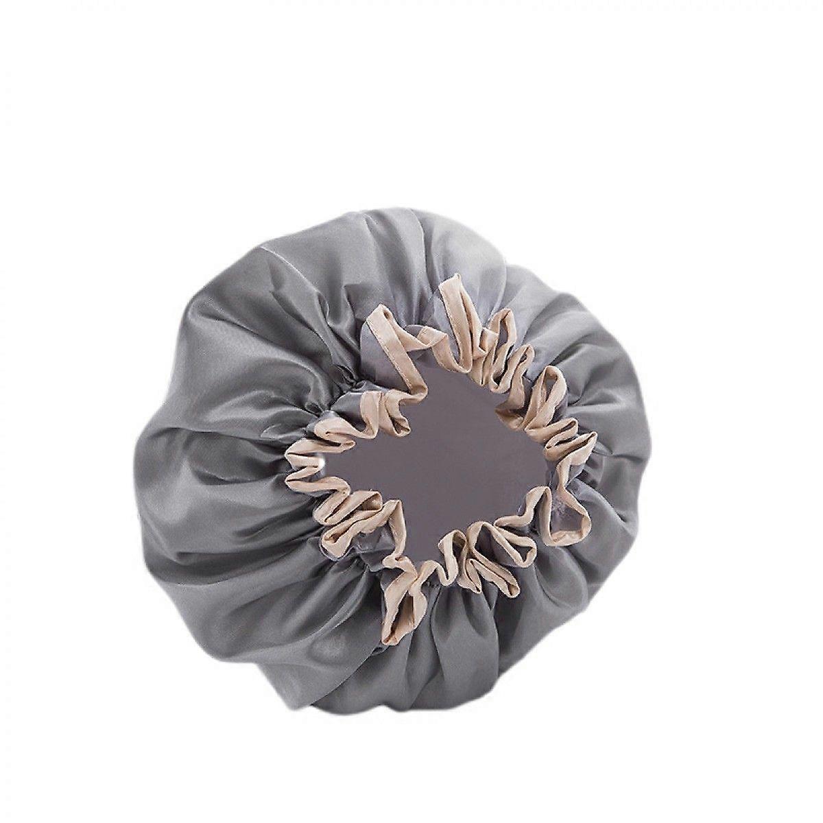 Luxury Waterproof Shower Cap Unisex Elasticated Reusable Salon Hat Protector