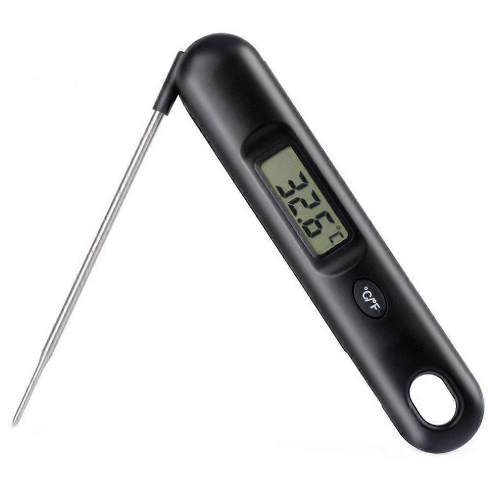 Folding Probe Digital Readout BBQ Oven Thermometer - Accurate Kitchen Cooking Food Thermometer with Easy-to-Read Display