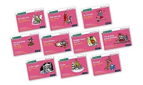 قراءة Write Inc. الصوتيات: مجموعة الوردي 3 كتب القصص الأساسية (حزمة مختلطة من 10)