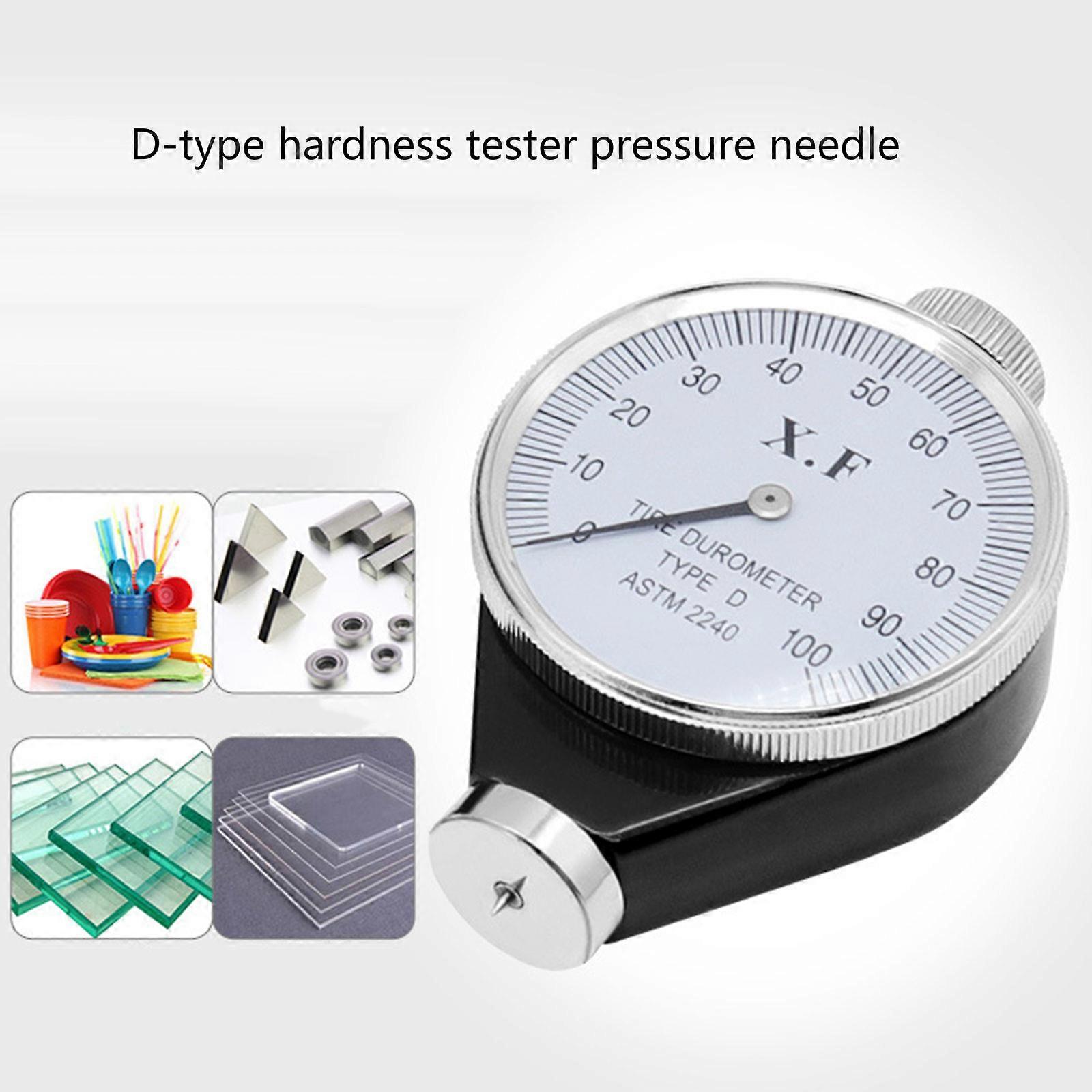 Rubber Tire Durometer Hardness Tester Meter Sclerometer Suitable for Professionals in Metal Processing and Constructions