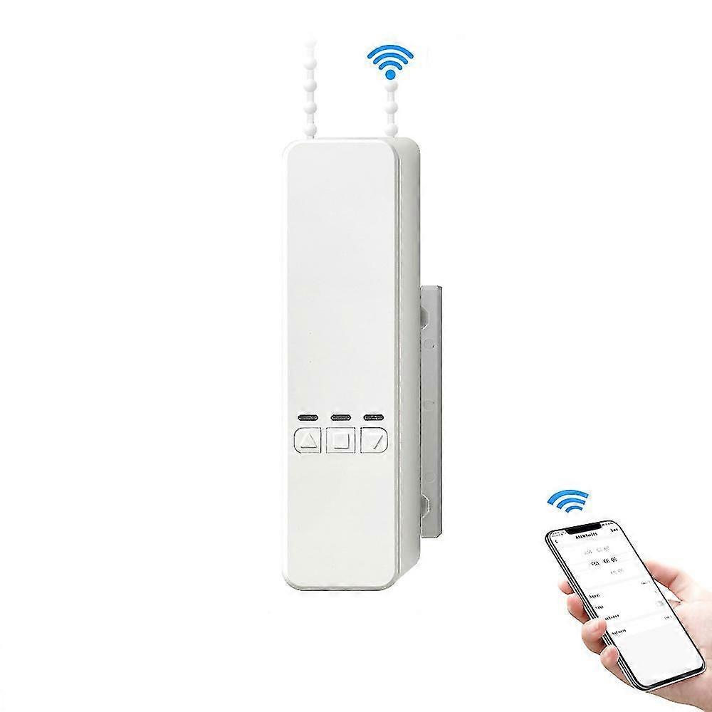 Wifi Smart Rolling Curtain Motor Mobile App Control Blind Drawstring Smart Home Electric Curtain