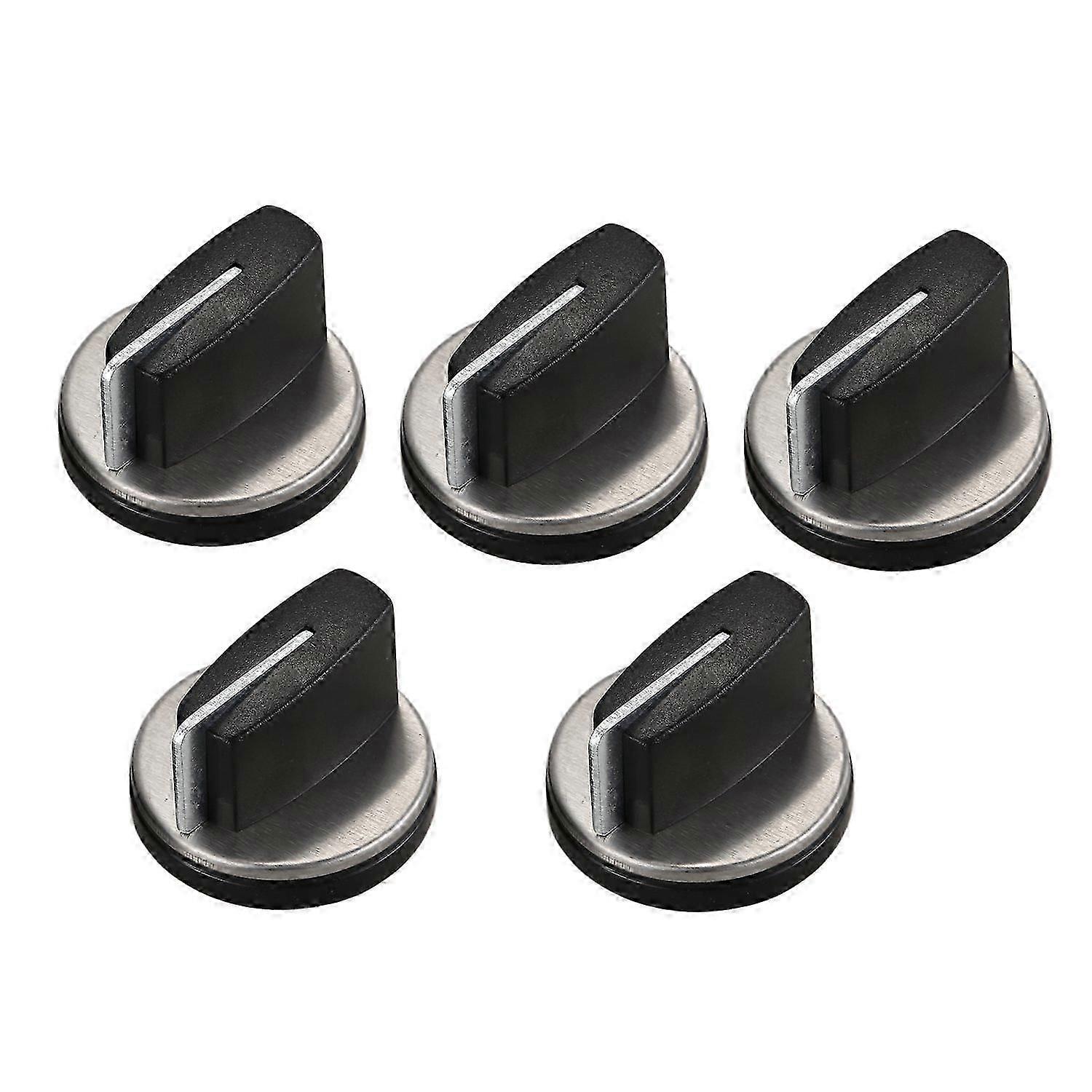 Black plastic and metal embedded gas stove of knob ignition switch 5 DS