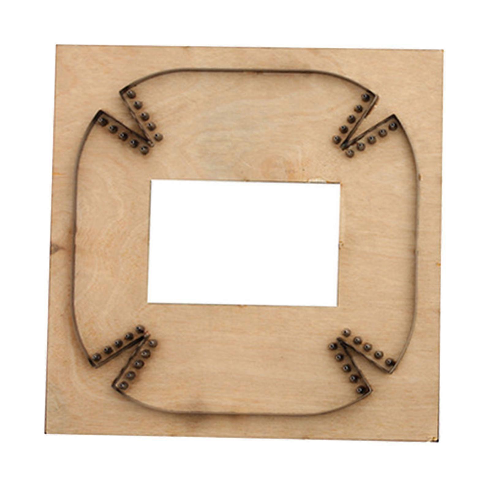 Läder Skärform Läderhantverk Handarbete Skär Mögel Stencil Stansverktyg