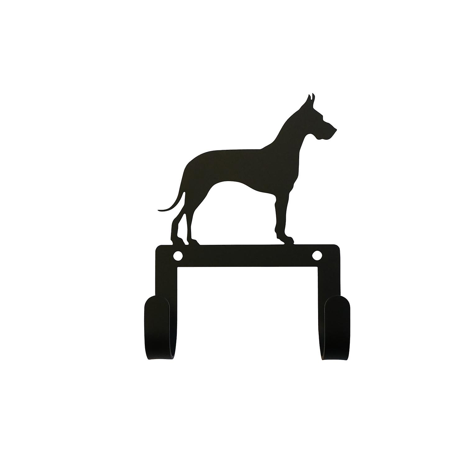 NEW Great Dane Leash and Collar Wall Hook