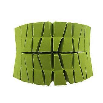 Spugna per il trucco con soffio da cipria, frullatori di bellezza con design triangolare per uso umido a secco, cunei di spugna per cosmetici non in lattice, set di materiale sintetico senza lattice per