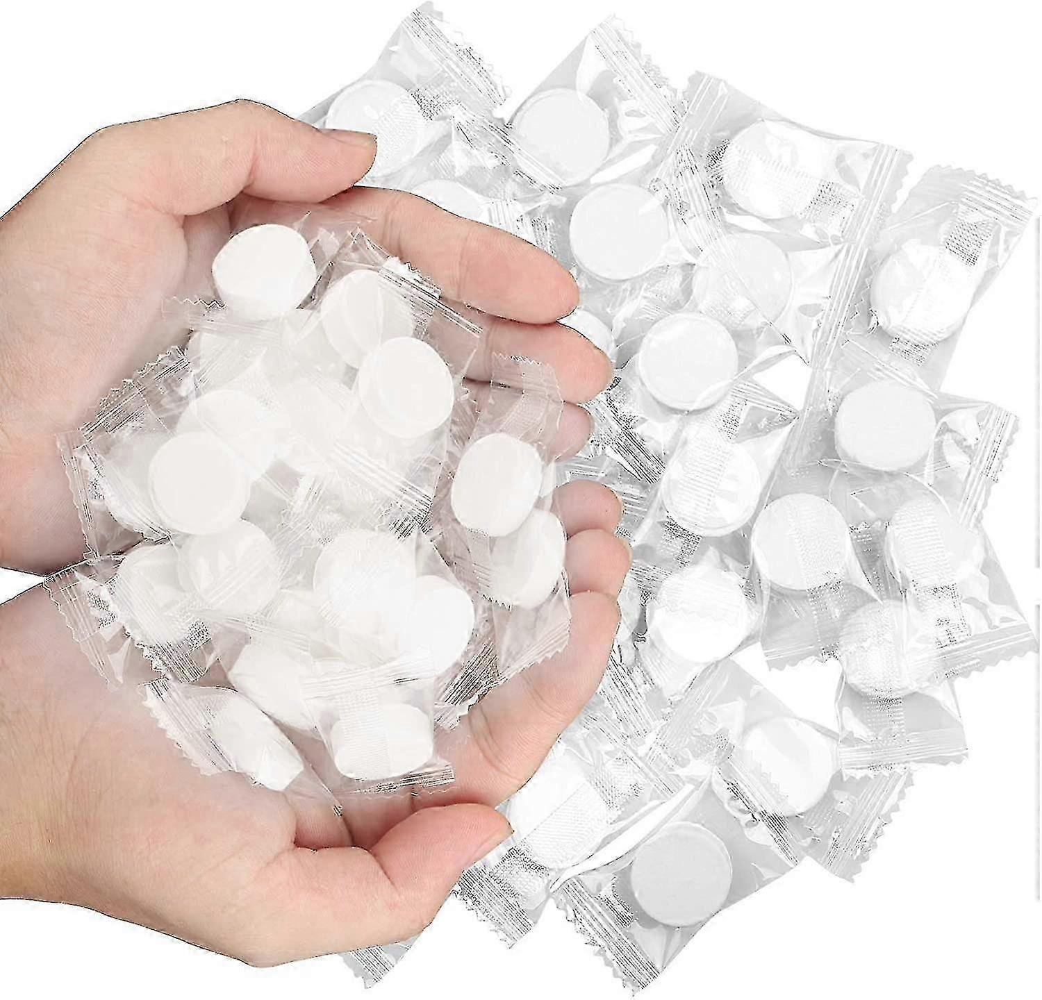 200pcs Compressed Towels Tablets Disposable Compressed Towel Mini Wipes Portable For Travel Camping