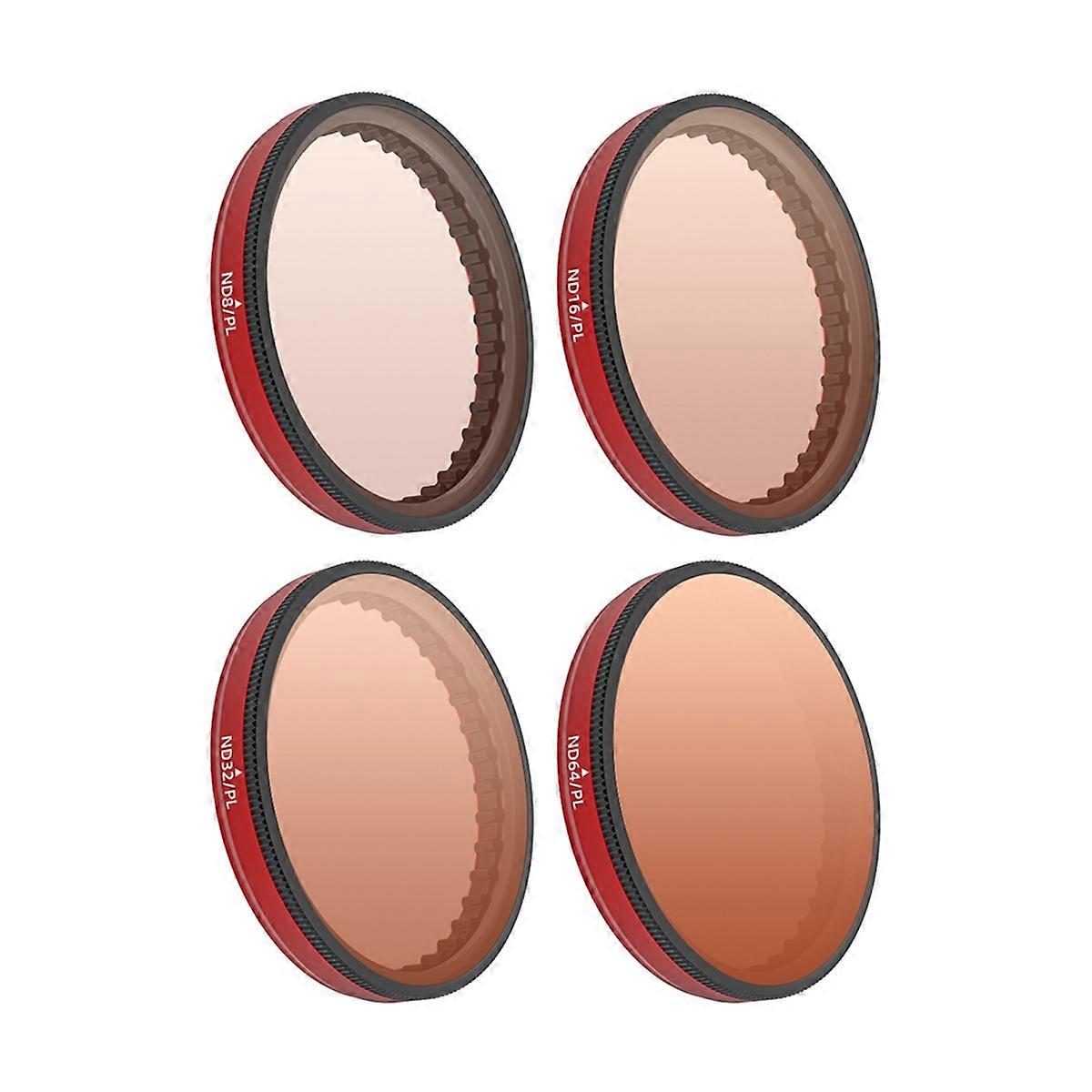 Lens Filter for Action 5 Pro/4/3 - ND/PL Kit Adjustable Filters Action Camera Accessories ND/PL Kit