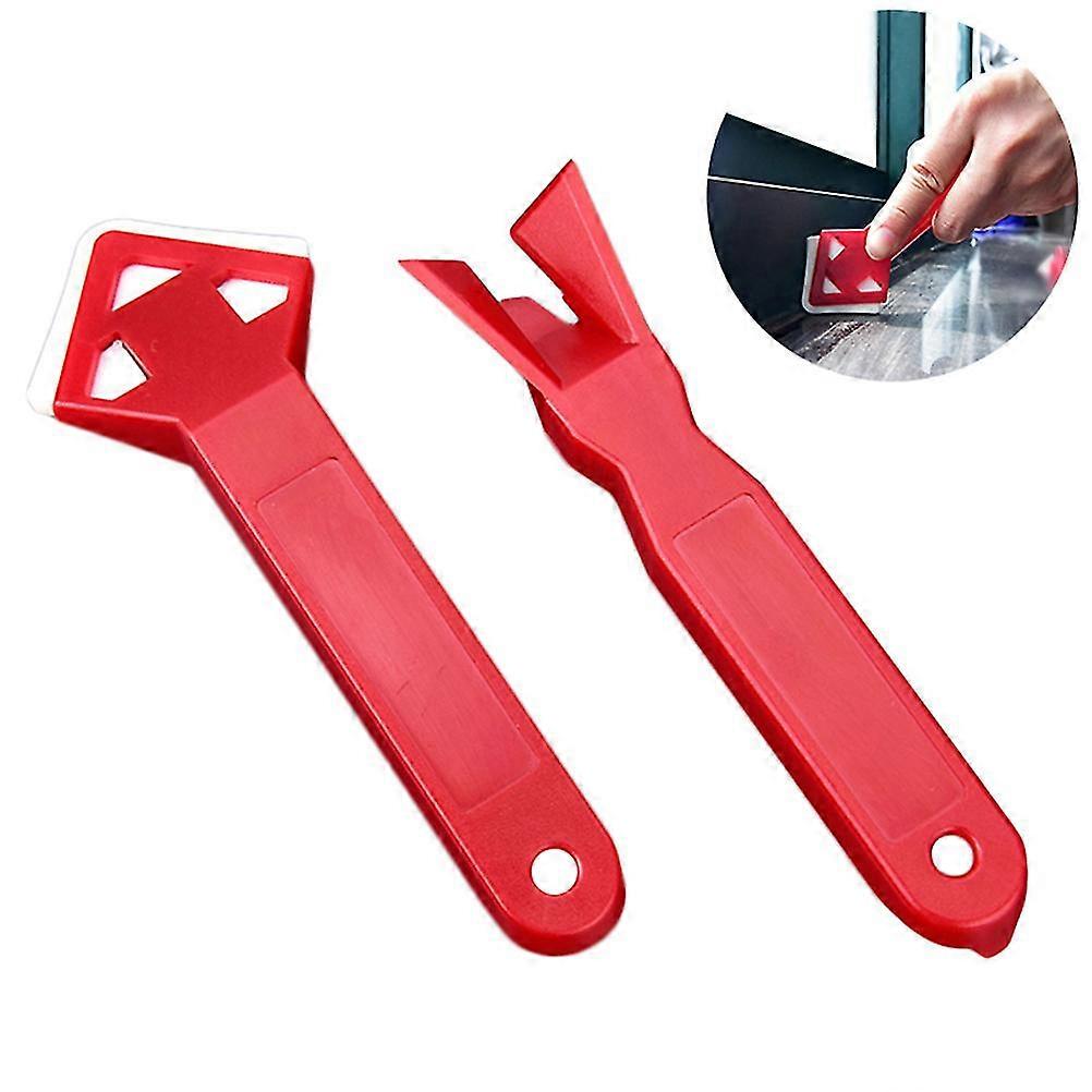 2Pcs Sealant Remover Tool Kit Scraper Caulking Mould Practical Floor Cleaner Tile Cleaner Mini Handmade Tools