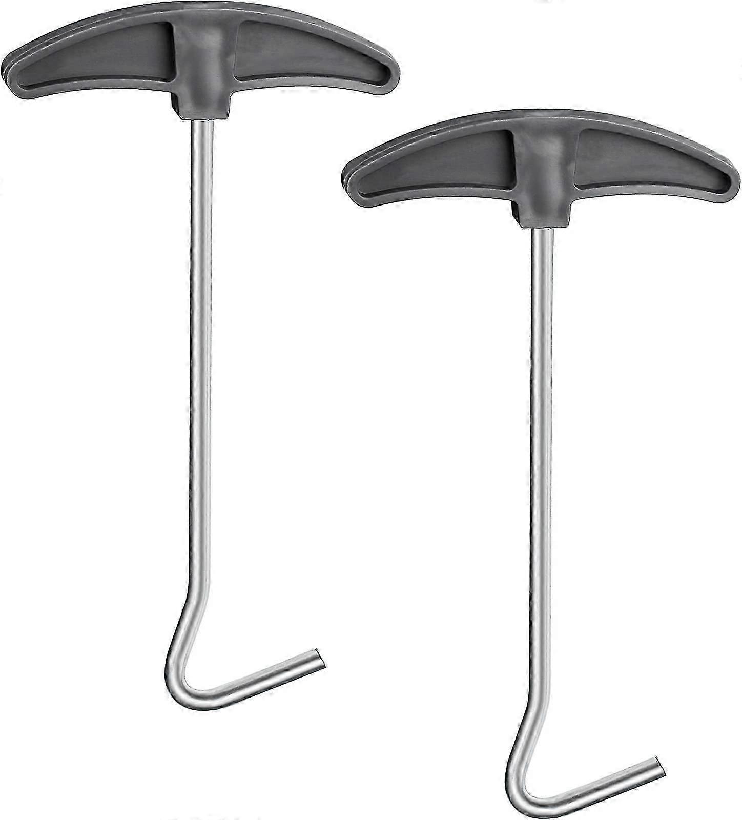 2Pcs Peg Puller Tent Peg Pullers Ground Hook Peg Puller Peg Hook Puller for Easy Removing Pegs