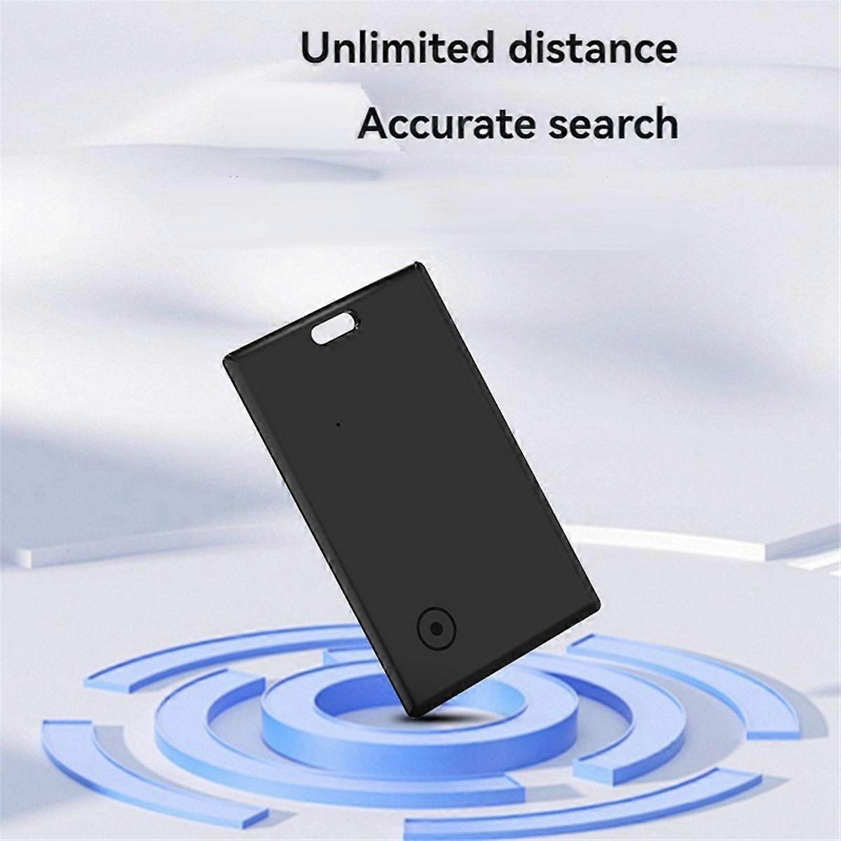 Wallet Anti-Loss Card Location Tracking GPS Smart Tag for Find My Bluetooth Device Ultra-Thin Card W