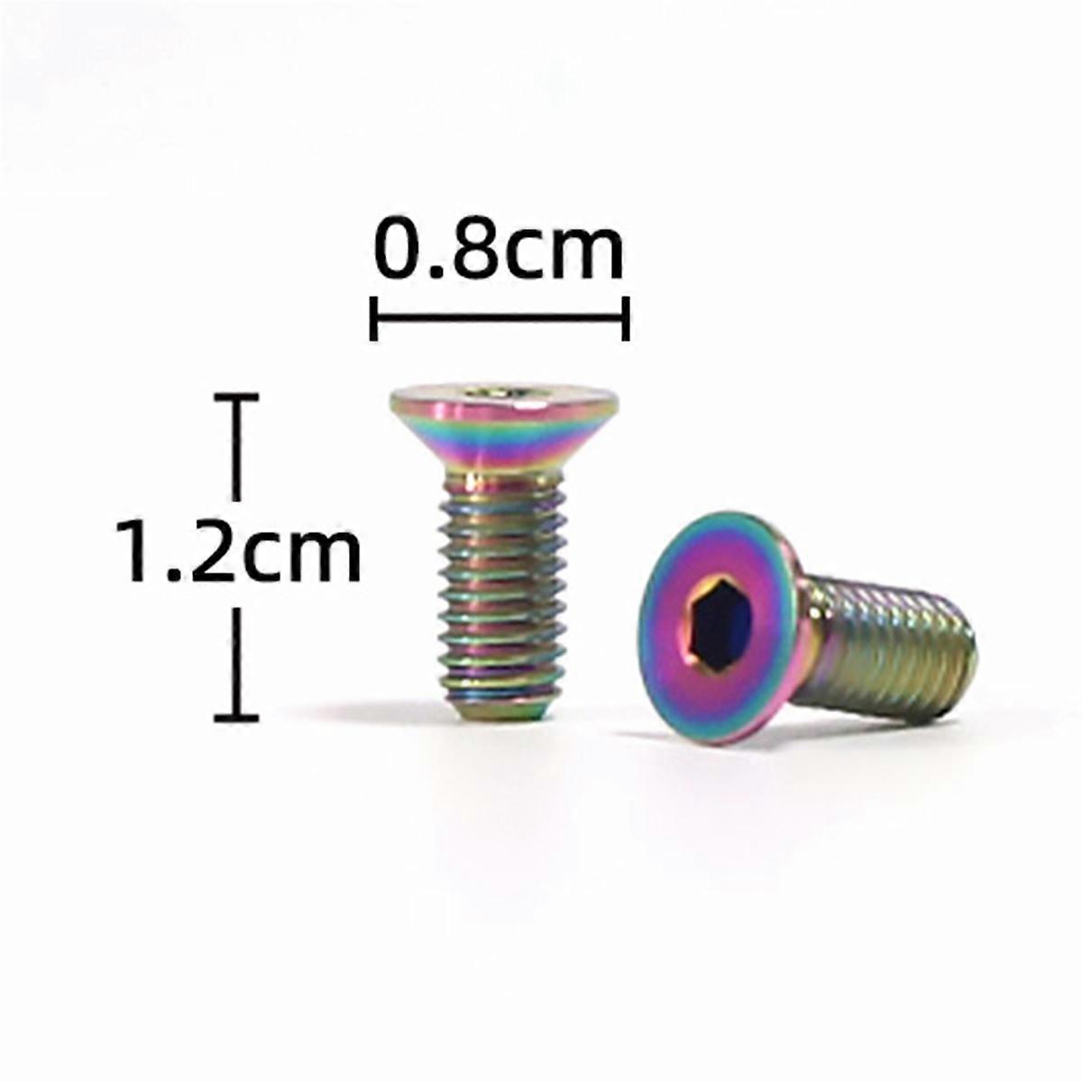 M5 x 12mm Titanium Fietsfleshouder Schroef Goud