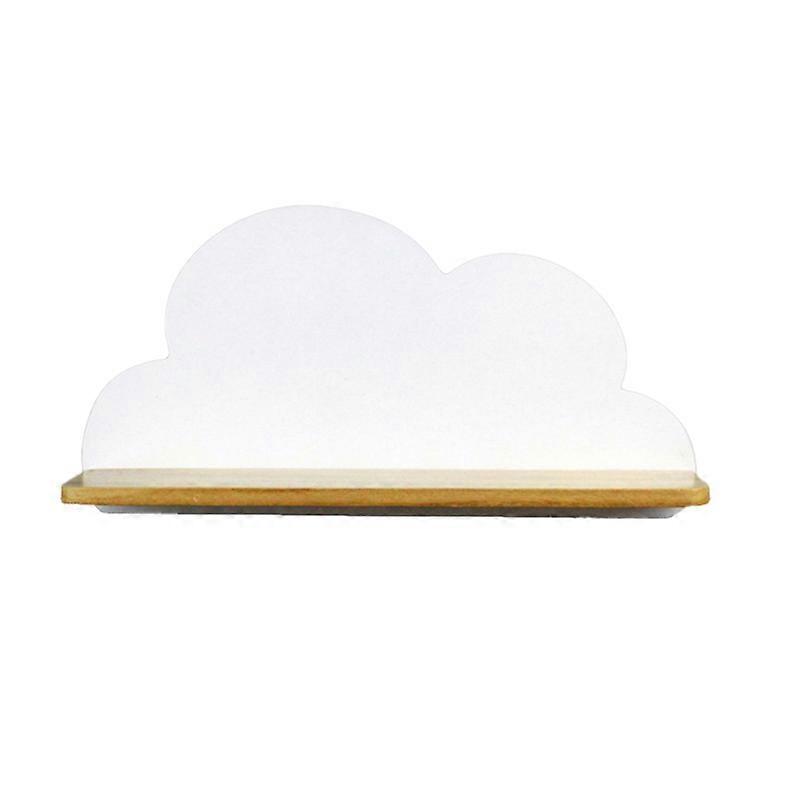 Wall Shelf Cloud Mount Rack Storage Wood Decor Mounted Wood Shelving