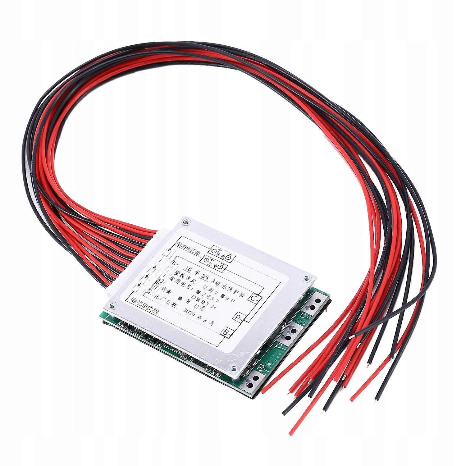 16s 60v 35a Li-ion Lithium 18650 Bms Protection Board
