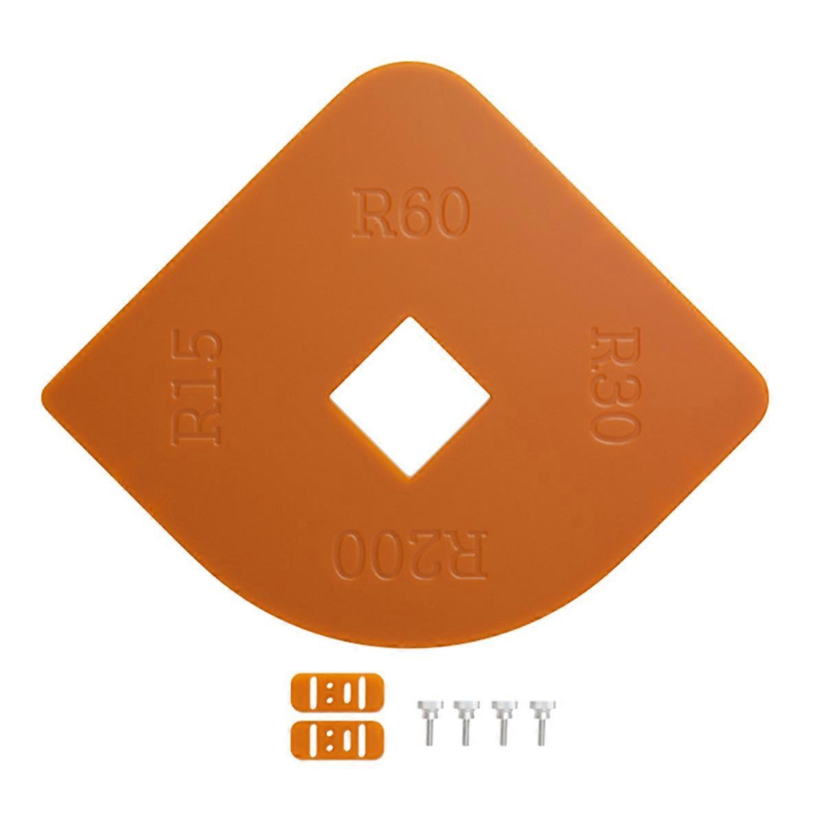 Woodworking Router Corner Radius Templates Jig R15 R30 R60 R200