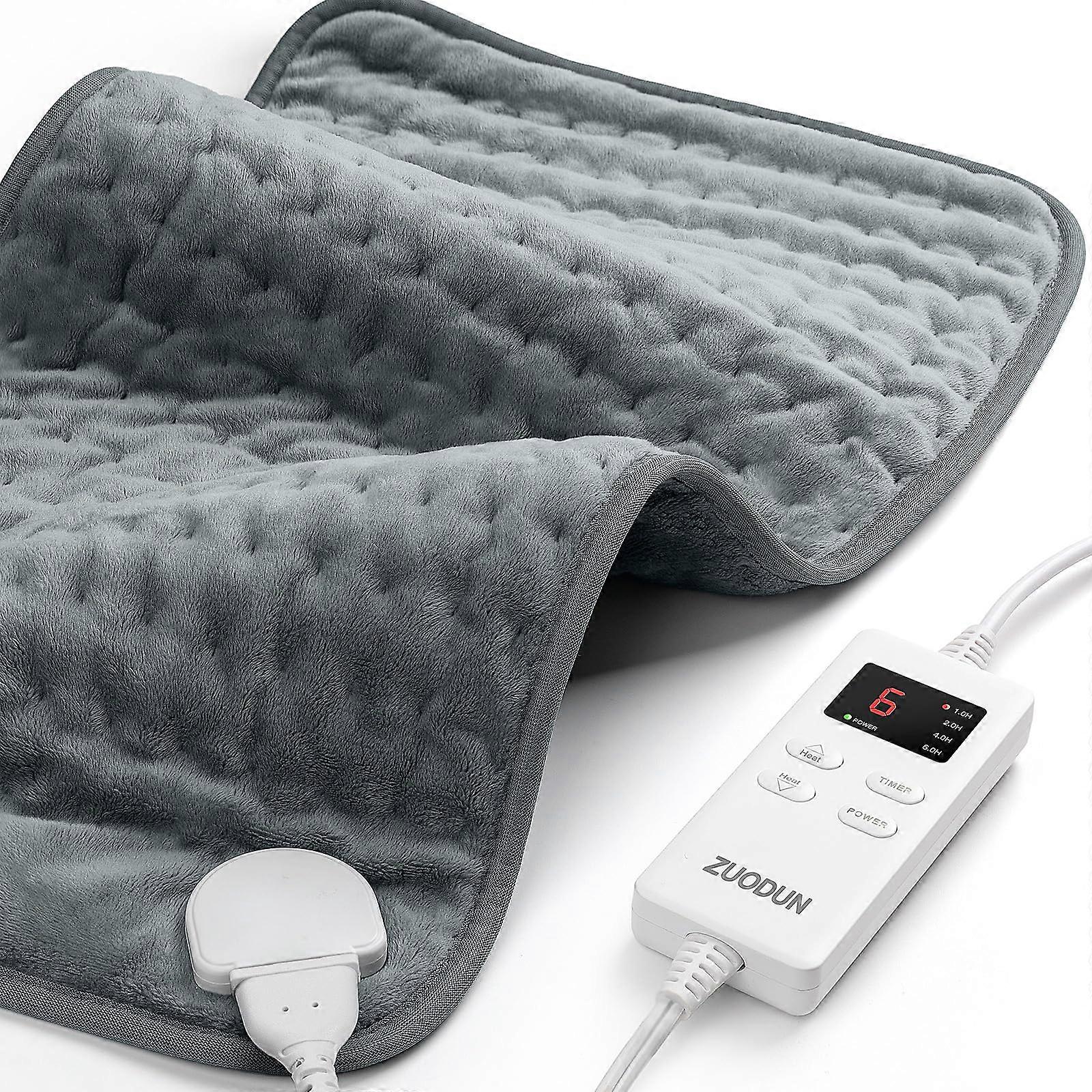 Electric Heating Pad for Back Pain Relief, Soft Material, Adjustable Heat Settings, Large Size for Cramps