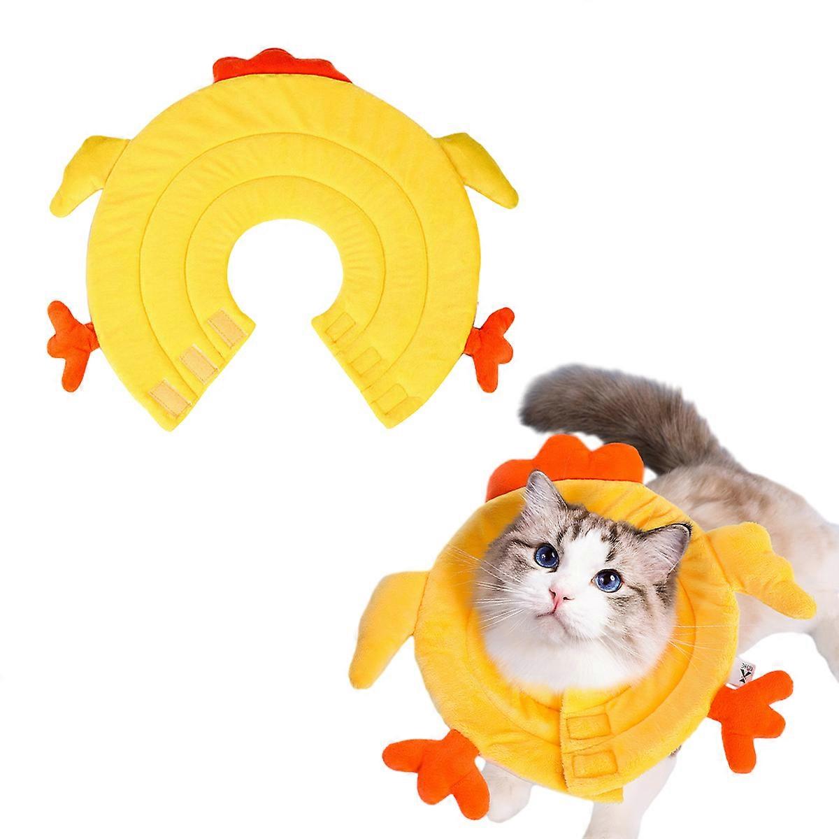 Soft Cat Recovery Collar,Cat Cone Collar Soft, Adjustable Dog Cat Cone,Dog Protective Cone Collar After Surgery,for Cats and Small Dogs