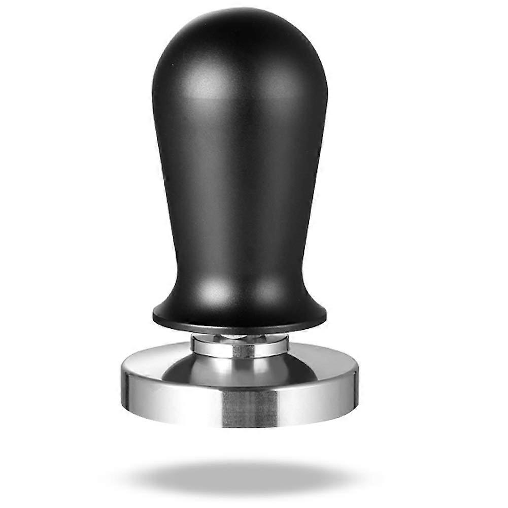 51mm Coffee Tamper Stainless Steel Espresso Tamper With Spring-Loaded Calibrated Flat-Base For Portafilter