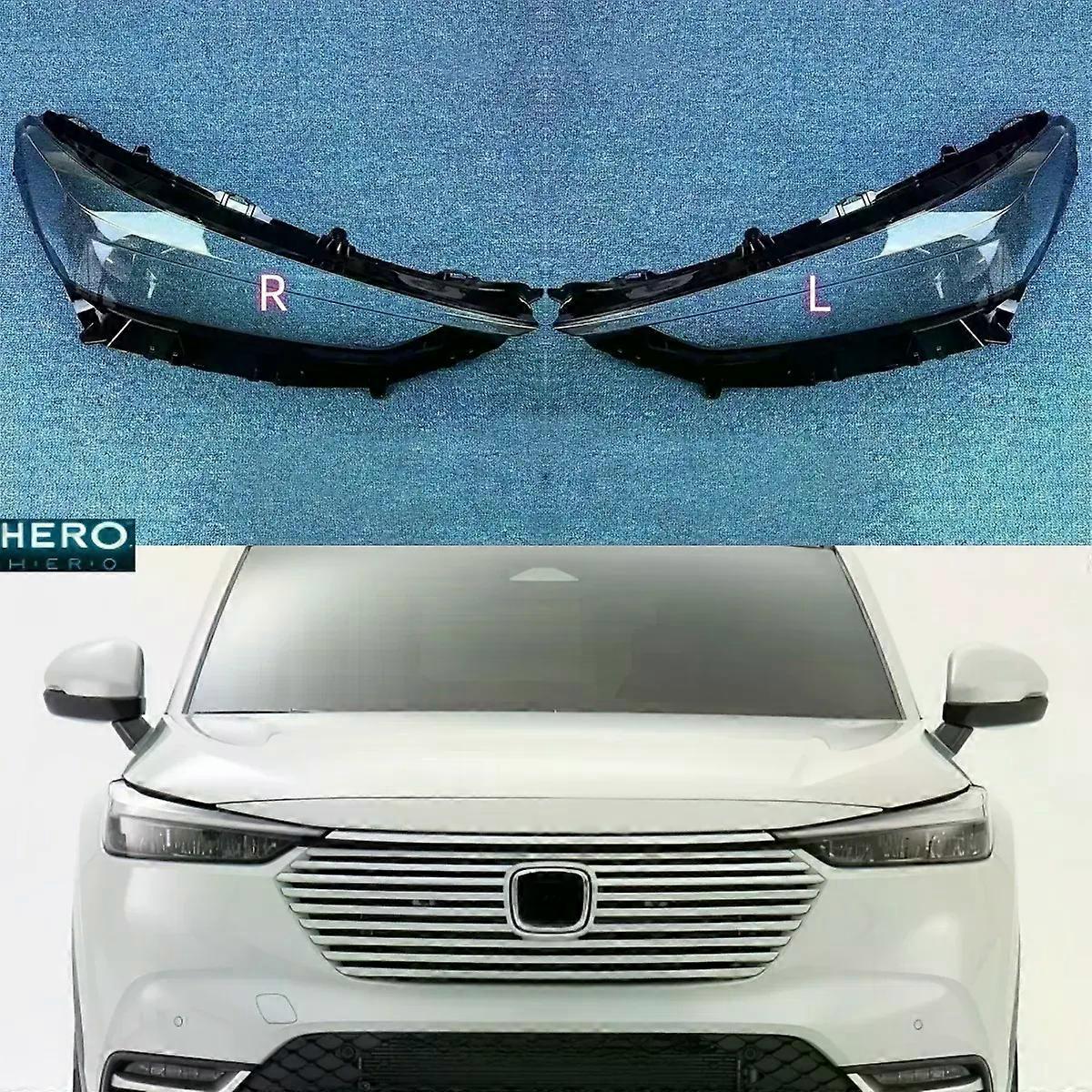 High qualityFor Honda Vezel 2023 Front Headlights Shell Headlamp Lens Cover Transparent Housing Lampshade Plexiglass Lamp Shade