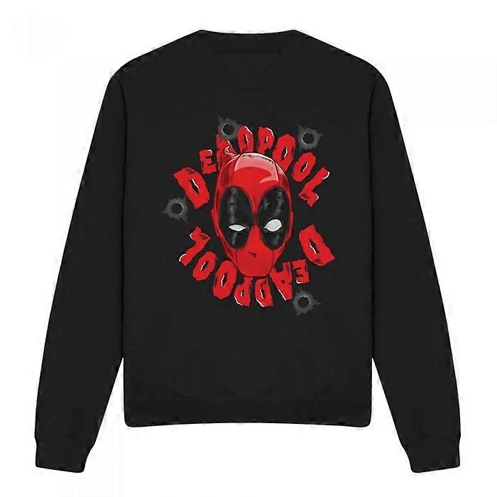 Deadpool Unisex Adult Head Sweatshirt