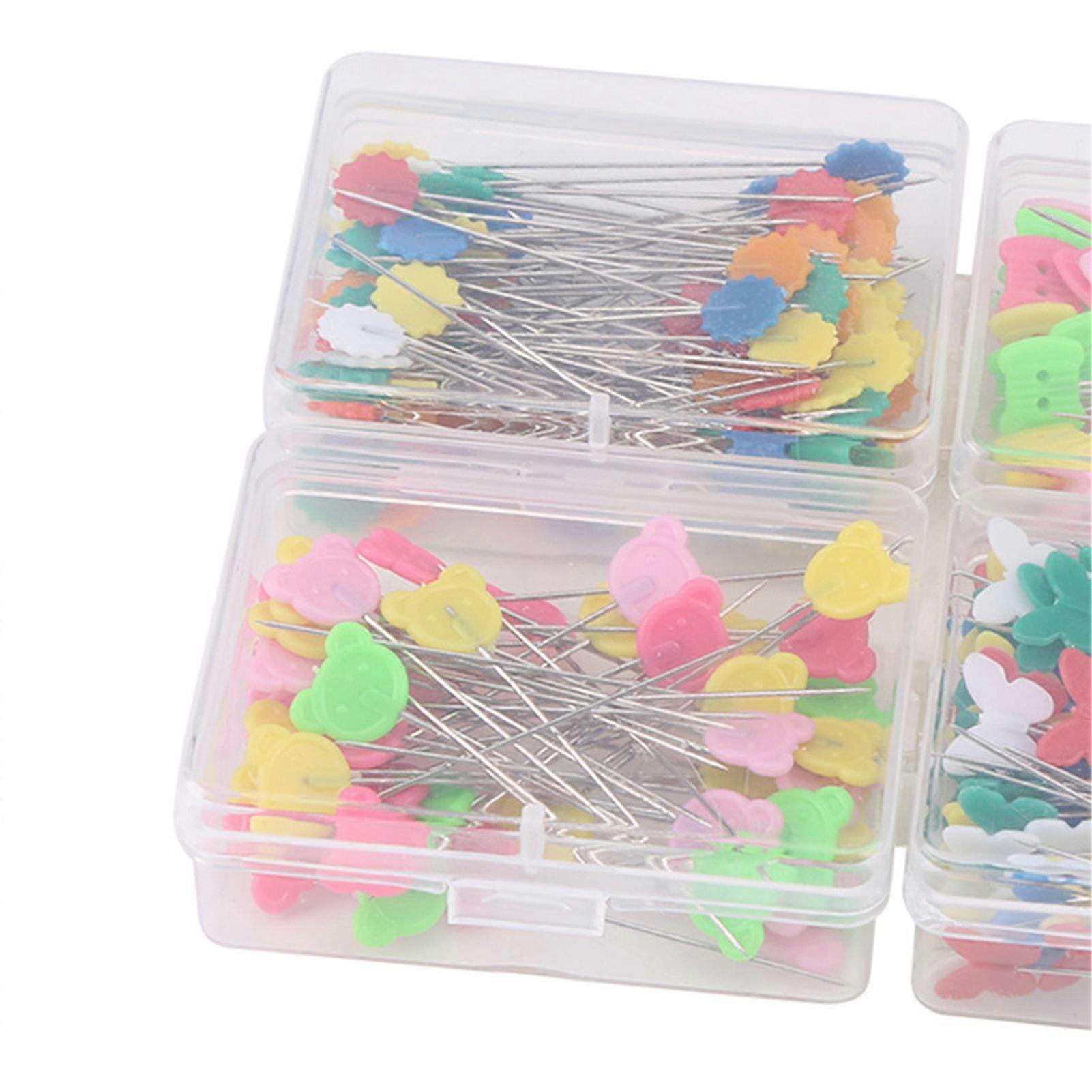 300pcs Flower Button Head Pins DIY Quilting Sewing Accessories