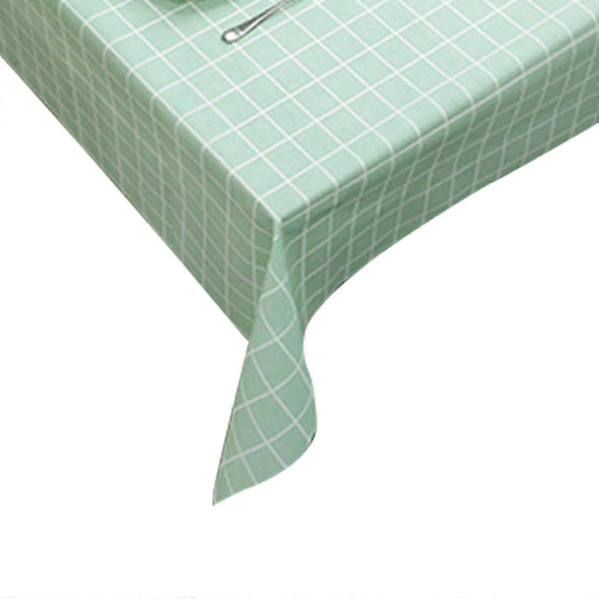 Checkered square tablecloth stain resistant, waterproof and wrinkle resistant washable soft tablecloth