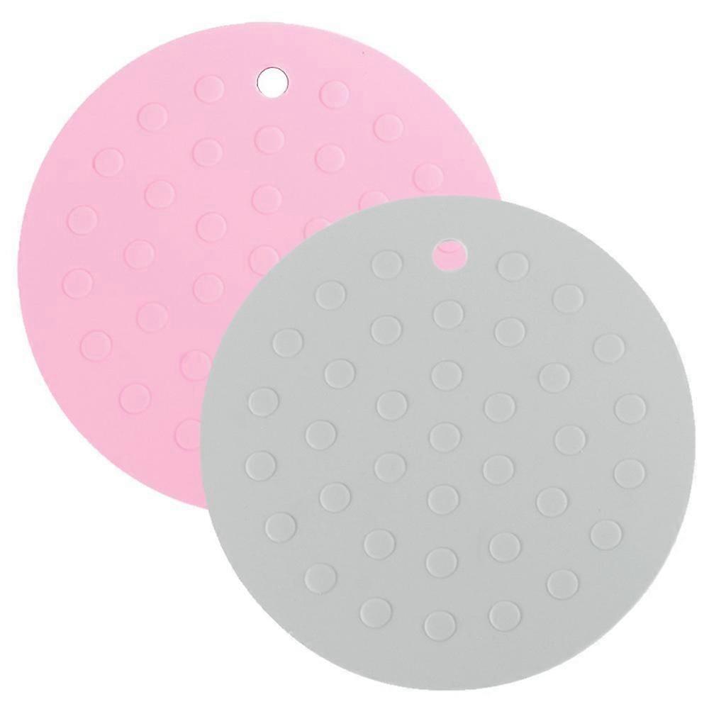 2 יח 'שטיחון מזון לחיות מחמד עבור כלב וחתול placemat, מחצלת למניעת מזון ו