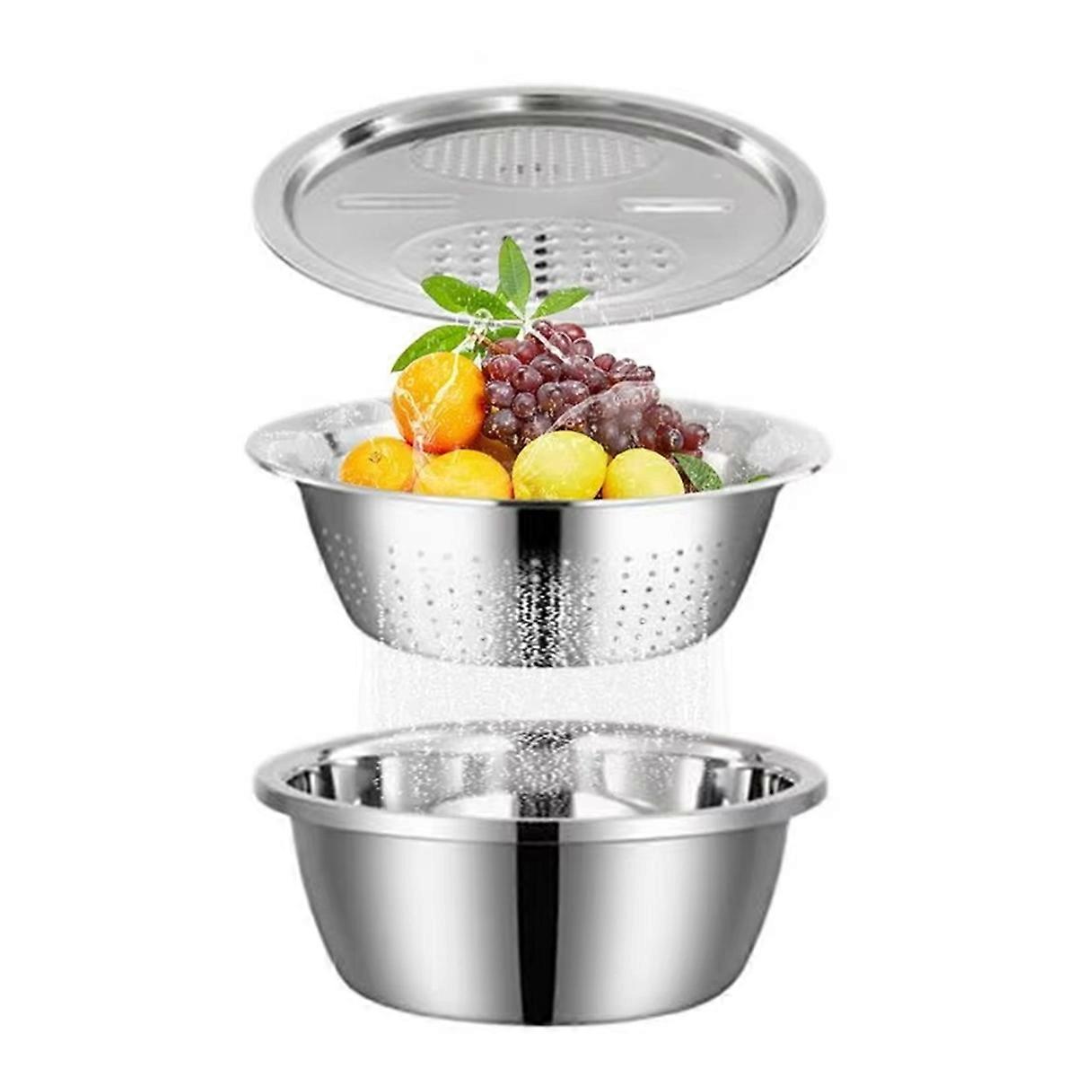 Multifunctional Stainless Steel Basin Vegetable Slicer
