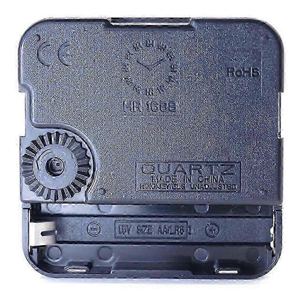 2 PCS HR1688 Quartz Clock Movement Mechanism with 14.5mm/6.7mm Shaft for DIY Repair