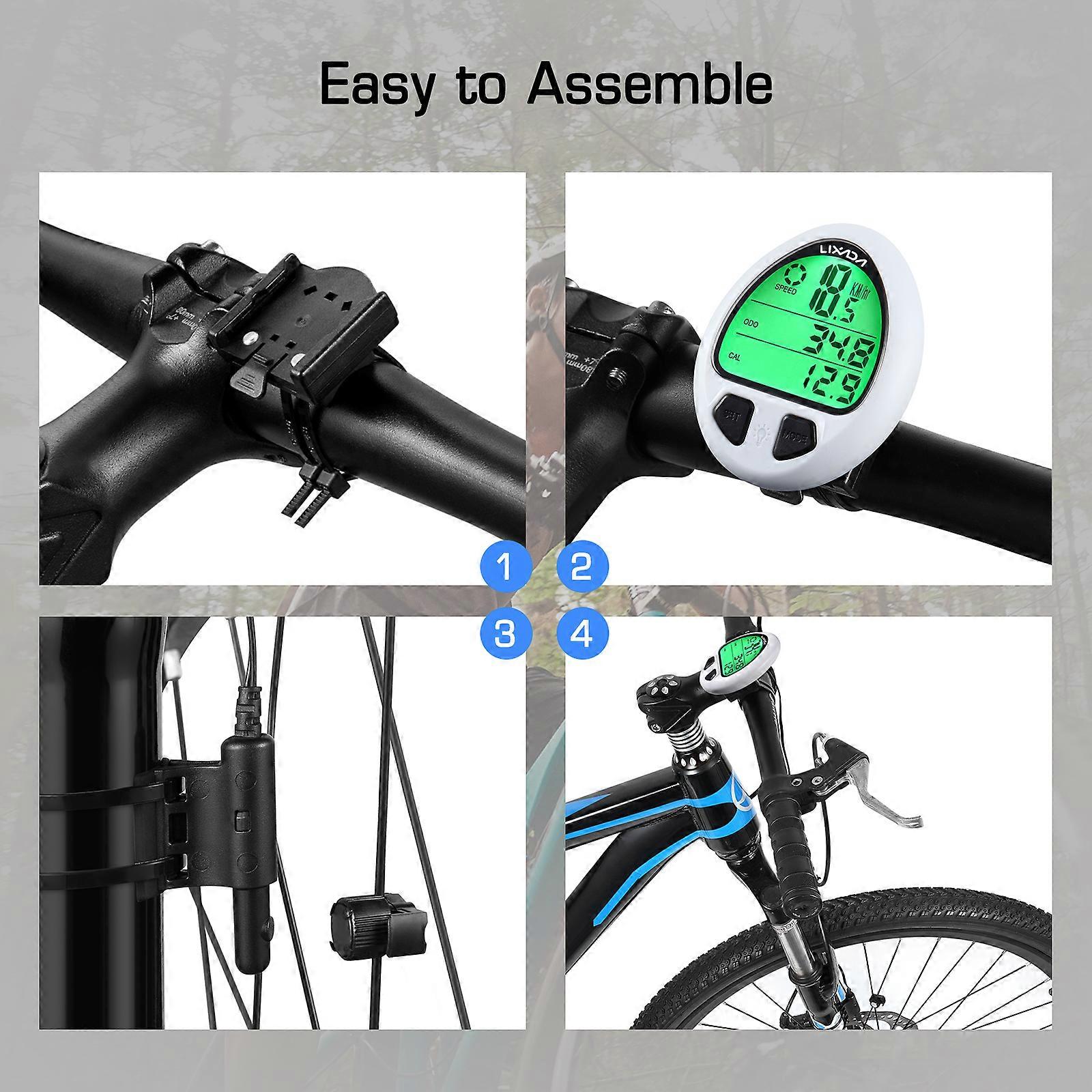 Bicycle Speedometer Wired/Wireless Bike Computer Odometer Cycle Speedometer