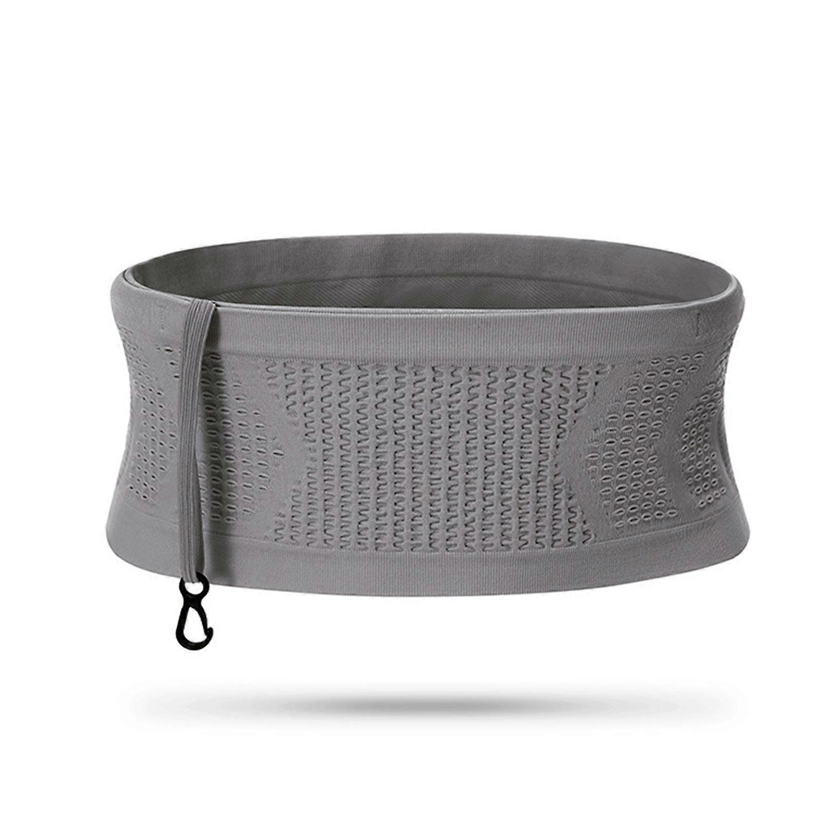 Slim Running Fanny Stretchy 360° Circular Open Breathable Workout Waist Packs Anti-slip Cycle Belt Bum Bag with Hook