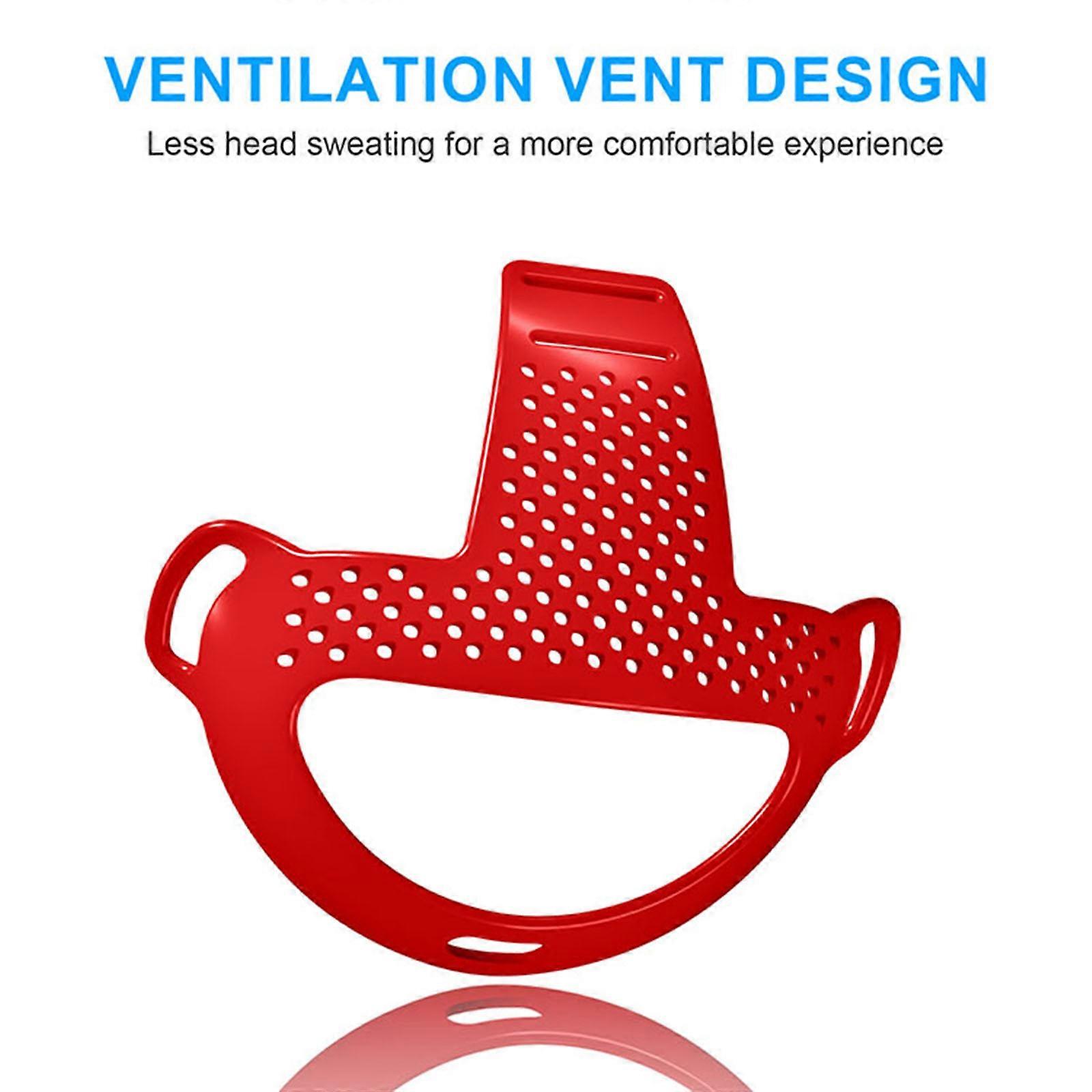 TPU Head Strap Pad Comfortable Headset Strap Pad for Meta Quest 3 (Red)