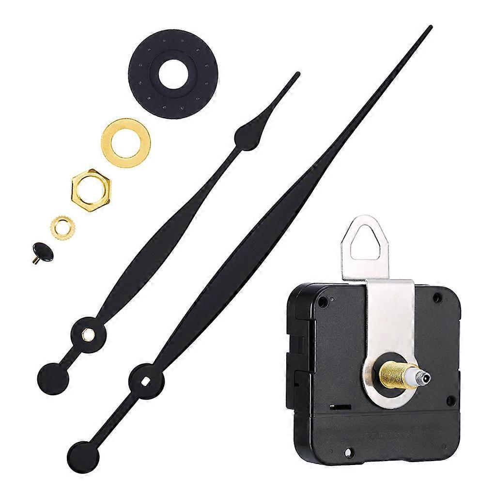 High Torque DIY Wall Clock Quartz Movement Mechanism with 8 Inch Long Hands Repair Tool Replacement Kit