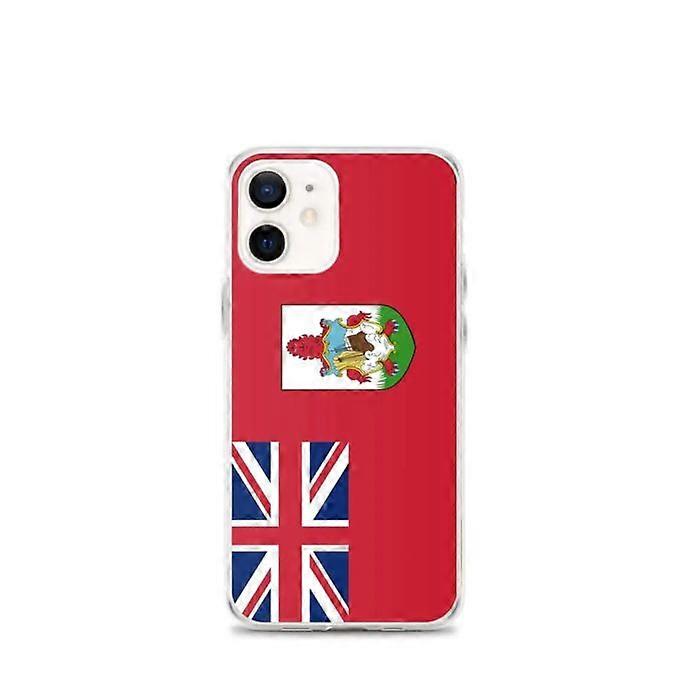 Phone Case - PIXELFORMA - Bermuda Flag - Compatible with iPhone 12 mini - Soft - Durable and Shockproof