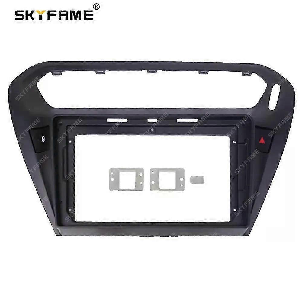 Applies to Car Frame Fascia Adapter Canbus Box Decoder Android Radio Dash Fitting Panel Kit Suitable for Peugeot 301 Citroen Elysee C-Elysee