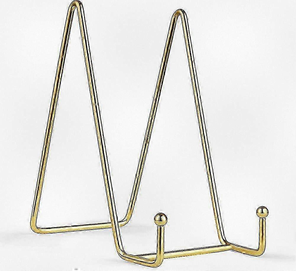 6 Inch Display Stand Suitable for Certain Plate - Gold Iron Easel Plate Holder Display Stand