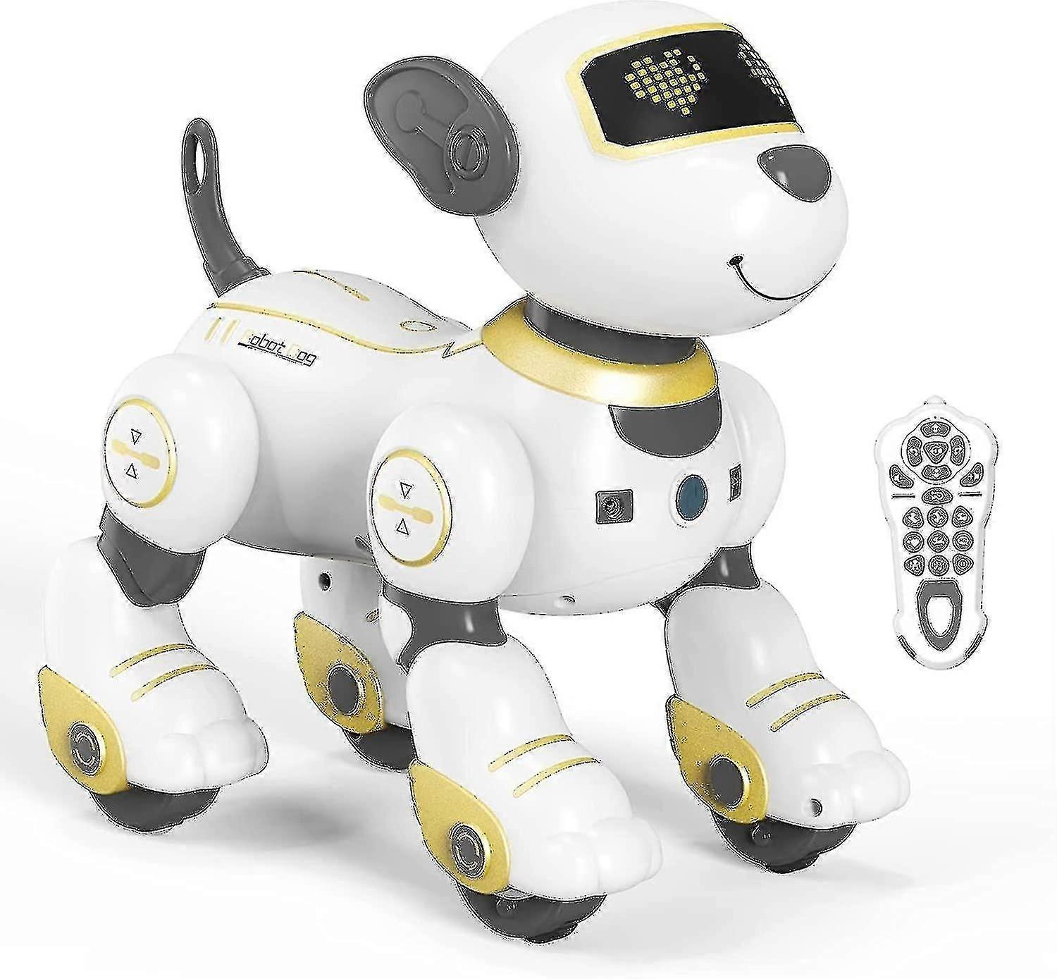 Remote Control Robot Dog Toy For Kids, Sonomo Programmable Robotic Puppy, Smart Interactive Stunt Ro