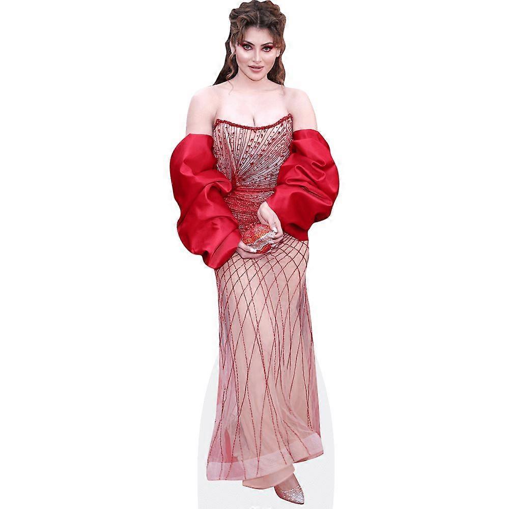 Urvashi Rautela (Red) Cardboard Cutout (lifesize OR mini size). Standee. Stand Up.