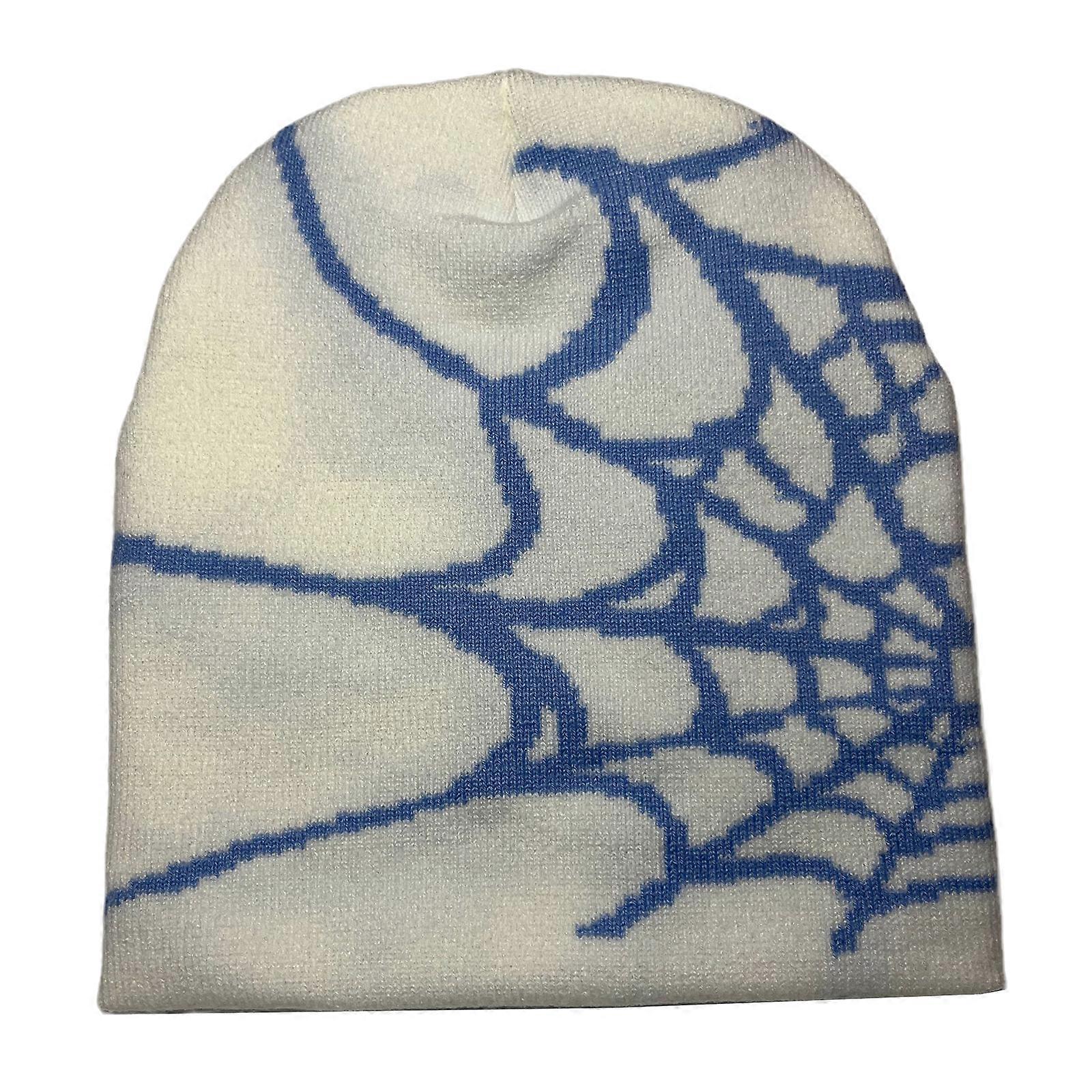 Spider Web Hat Y2k Bonnet tricot Bonnet Spider Web Beanie Y2K Hat Skullies Beanie Baggy Slouchy Beanie Cap Skull cap 8