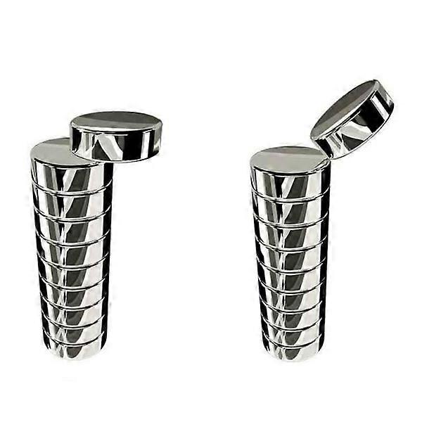 Strong round magnets for bulletin boards/refrigerators, 20 pieces, for improved storage