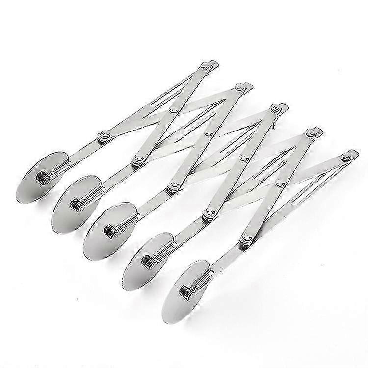 Stainless Steel Dough Cutter with 5 Adjustable Wheels for Baking