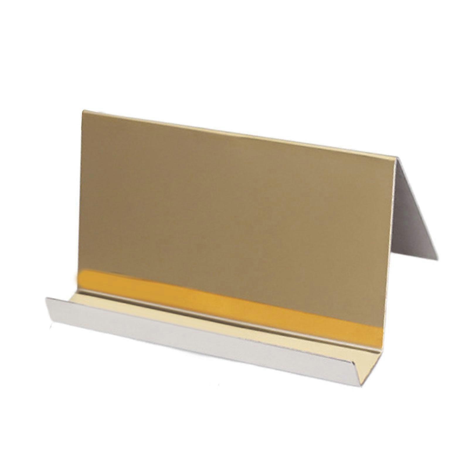 Name Card Display Holders Business Card Holder Portable Multipurpose Stainless
