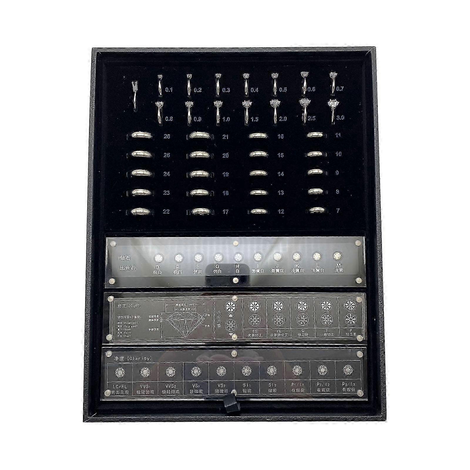 2025 Diamond Tester Box Jewelry Testing Kit for Grading Value Assessment Portable